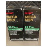 GNC Mega Men 50 Plus One Daily Multi Dietary Supplements - 60 Caplets