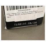 GNC Mega Men 50 Plus One Daily Multi Dietary Supplements - 60 Caplets