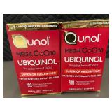 Qunol Mega CoQ10 Ubiquinol Dietary Supplement 2-Pack