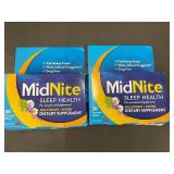 MidNite Sleep Health Dietary Supplement Tablets, Pack of 2