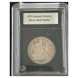 1876 Seated Liberty Half Dollar