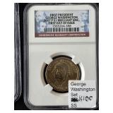 2007 Washington Dollar Set Error, Proof, Uncirculated NGC