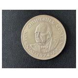 1974 Winston Churchill Silver 20 Crowns 1.15 Ounces