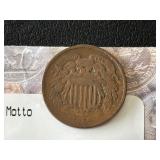 1864 2 Cents