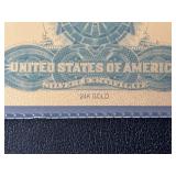 24K Gold $1 Dollar Silver Certificate