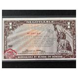 Liberty Currency Warehouse Receipt