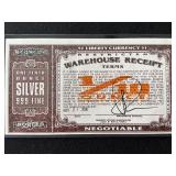 Liberty Currency Warehouse Receipt