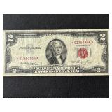 1953 Red Seal $2 Dollar Star Note