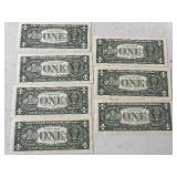 2003 $1 Dollar Star Notes Uncirculated Consecutive