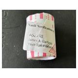 James Garfield Dollar Roll Uncirculated Encapsulated