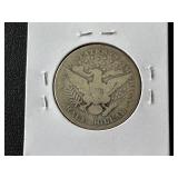 1911-D Barber Half Dollar 695,080 Minted