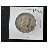 1952-D Franklin Half Dollar