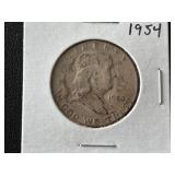 1954 Franklin Half Dollar