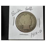 1912-D Barber Half Dollar