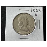 1963-D Franklin Half Dollar