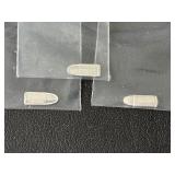 3 - 1 Gram .999 Fine Silver Bullets