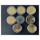 Quarter and Dollar Coins