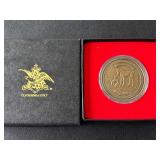 Anheuser Busch Clydesdale Bronze Coin
