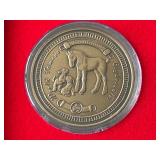 Anheuser Busch Clydesdale Bronze Coin