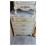 Vintage White Chest and Bedside Table