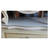 Vintage White Chest and Bedside Table