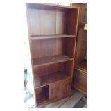 Entertainment Center, Wood Shelf, Small Shelf on Wheels and Metal Shelf