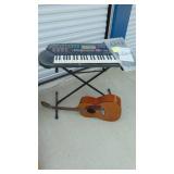 Casio Keyboard No Cord and Guitar