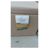 Storage Footstool, Twin Blow Up Mattress, Pillows and Sheets