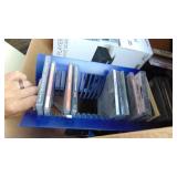 DVD Player, VHS Rewinder, CDS, Cassettes and DVDs