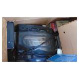 DVD Player, VHS Rewinder, CDS, Cassettes and DVDs