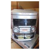 Philps Shelf Radio, CD, Cassette and Radio Player and 4 Head VHS/DVD Recorder Player with Remote