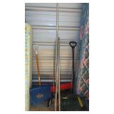 2- Snow Shovels, Roof Rake Shovel, Push Snow Shovel with Wheels