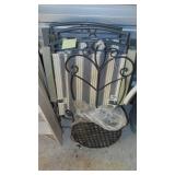 3- Folding Patio Chairs and One New Iron Chair
