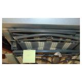 3- Folding Patio Chairs and One New Iron Chair