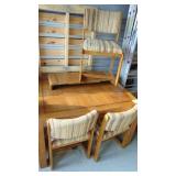 Table with 1 Leaf and 3 Chairs