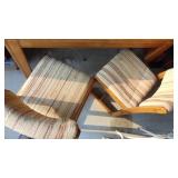 Table with 1 Leaf and 3 Chairs