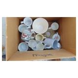 4- Boxes of Mugs, Coffee Cups and Stemware