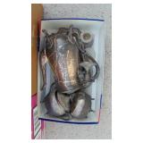 China Set, Corelle Ware, Silverplate and Mini Doll Tea Set