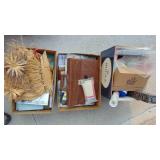 Personal Items, Christmas Cards, Handmade Wheat Decor and Some Office Supplies