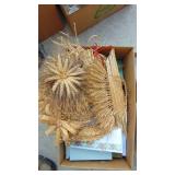 Personal Items, Christmas Cards, Handmade Wheat Decor and Some Office Supplies