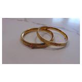 2- 14kt Gold Fillet Brackets