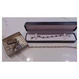 2- Silver Brackets and Silver Jewelry, .925