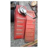 Ramp Set (2) and trailer winch.