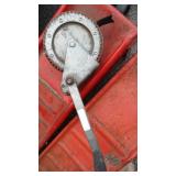 Ramp Set (2) and trailer winch.