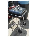 32 Gal. Rubbermaid Rolling Garbage (2) & BBQ Grill.
