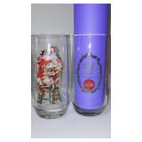 Coca-Cola, Coke  Santa Coca Cola Tumblers (6) In Original Box, 93761.