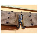 Vintage Boyt WWII Leather Rifle Sling, Hand Stitched Holster and Hunter Leather Holster