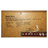 Channel Master AM/FM Stereo Cassette recorder with speakers.