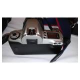 Minolta (2) and Cannon Camera, Tripod, lenses and more.