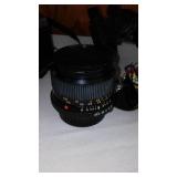 Minolta (2) and Cannon Camera, Tripod, lenses and more.